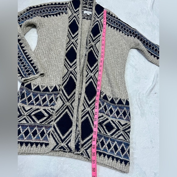 Lucky Brand Aztec Triabl Knit Cardigan Sweater - XS - Picture 8 of 10